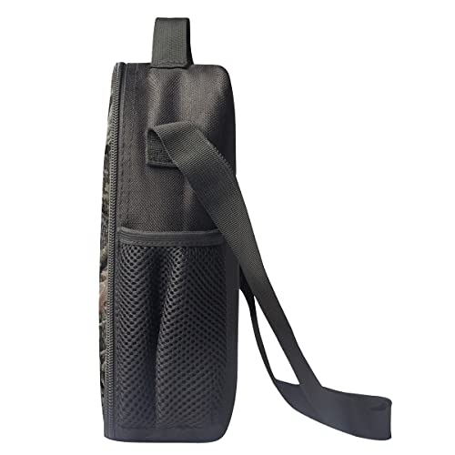 Disnimo Lunch Bag For Primary Elementary Boys Girls Students Keep Food Fresh Cool Warm Cooler American Flag Wood Deer Skull Oak Camo Tote Children Kids Lunch Box Container Travel Hiking Bags #TOP2