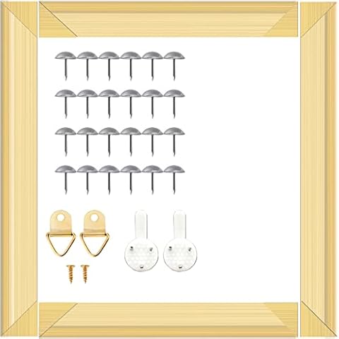 ECOIOU 16x16 Inch Canvas Stretcher Bars Frame for Paint by Numbers, Oil Paintings, Prints, Posters (Need Extra Size to wrap Around The Frame) Cover