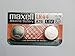 Maxell LR44 Alkaline 1.5V Battery, 2-Pack