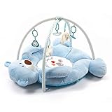[Fácil de almacenar y limpio] pliega fácilmente en un tamaño compacto que lo hace perfecto para almacenar o tomar a lo largo de la playa y el parque. Mat es super suave tejido, machine-washable.Toys - Limpie con un paño húmedo y jabón suave, no sumerja en agua.