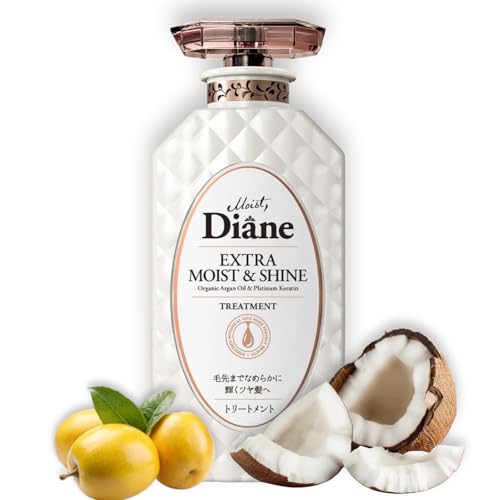 Moist Diane Keratin Conditioner for Women, Hydrating Conditioner for Men with Argan Oil, Coconut, Mango Oil & Collagen from Japan, Paraben & Sulfate Free CONDITIONER 15.2 Fl Oz EXTRA MOIST& SHINE