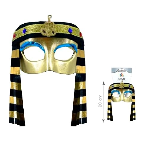 PARTILANDIA 2010 SL & Lolita Quiere Love - Antifaz Egipcia - Disfraz de Cleopatra - Carnaval y Fiesta Tematica