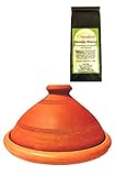 Photo Gallery set da pezzi, original tajine tagine + marocco minztee, argilla, Ø 30cm Photo Gallery set da pezzi, original tajine tagine + marocco minztee, argilla, Ø 30cm