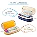 Sonuimy Large Capacity Pencil Case Pouch with Zipper, Portable Aesthetic Cute Big Capacity Pencil Cases Pen Office Travel Stationery Makeup Bag, Desk Organizer for College Adults Women Men- Sky Blue