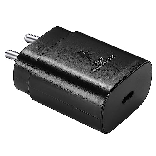 Image of Original USB Type C Charger Compatible with Samsung M54 5G M53 5G M33 5G M23 M62 M52 M32 M22 M51-Black GFR575