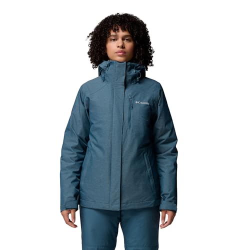 Columbia Womens Whirlibird V Interchange Jacket, Everblue Cross Dye, X-Small