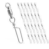 Ant Mag Fishing Snap Swivels 48lb 360° Ball Bearing Corrosion Resistant Stainless Steel Saltwater Freshwater Tackle