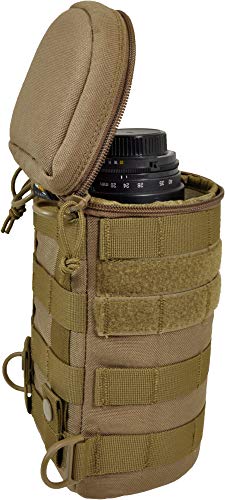 Hazard 4 Jelly Roll Lens/Scope/Bottle Padded Case with Molle, Coyote
