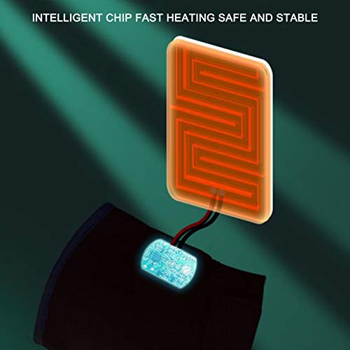 Zwbfu sem dedos para aquecedores de mão de inverno 2 unidades estilo 3 modos USB de aquecimento reca