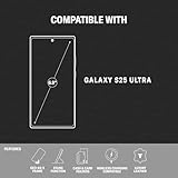 TORRO Leather Case Compatible with Samsung Galaxy S25 Ultra 5G 2025 – Premium Leather Wallet Case with Kickstand and Card Slots (Black with Red Detail) - Image 2