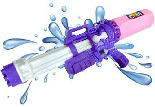 Image of Assorted D-021 High Pressure Long Water Toy Gun|Water Gun For Kids Children|Water Pistol|Pressure Water Gun|Holi Pichkari For Boys & Girls|Pichkari For Gift Assorted Colour