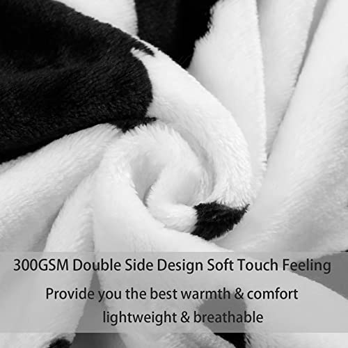 Cow Blanket For Kids Girls Boys Flannel Cow Blanket Print Soft Lightweight Cow Blankets And Throws For Sofa Couch Bed (39''X49'') #TOP3