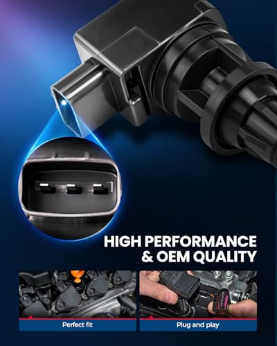 Image of KAX Ignition Coils & Spark Plugs Set Fit for Mazda 5 2006-2007 UF541 | (w /tool) 5 2006-2007 UF541