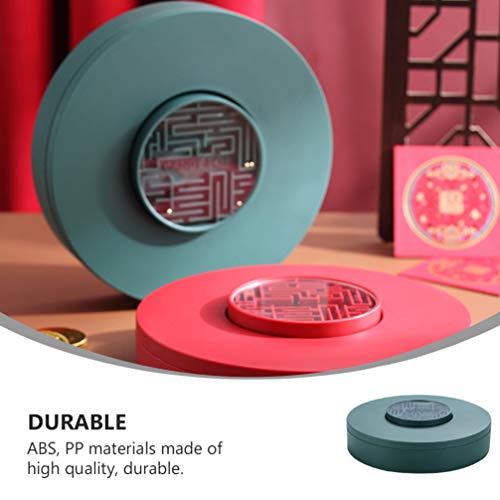 Cabilock Recipiente para servir doces verdes e nozes, tigela de frutas, petiscos, bandeja para aperi