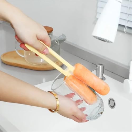 Manche long et double tête pour simplifier la vaisselle de toute la maison