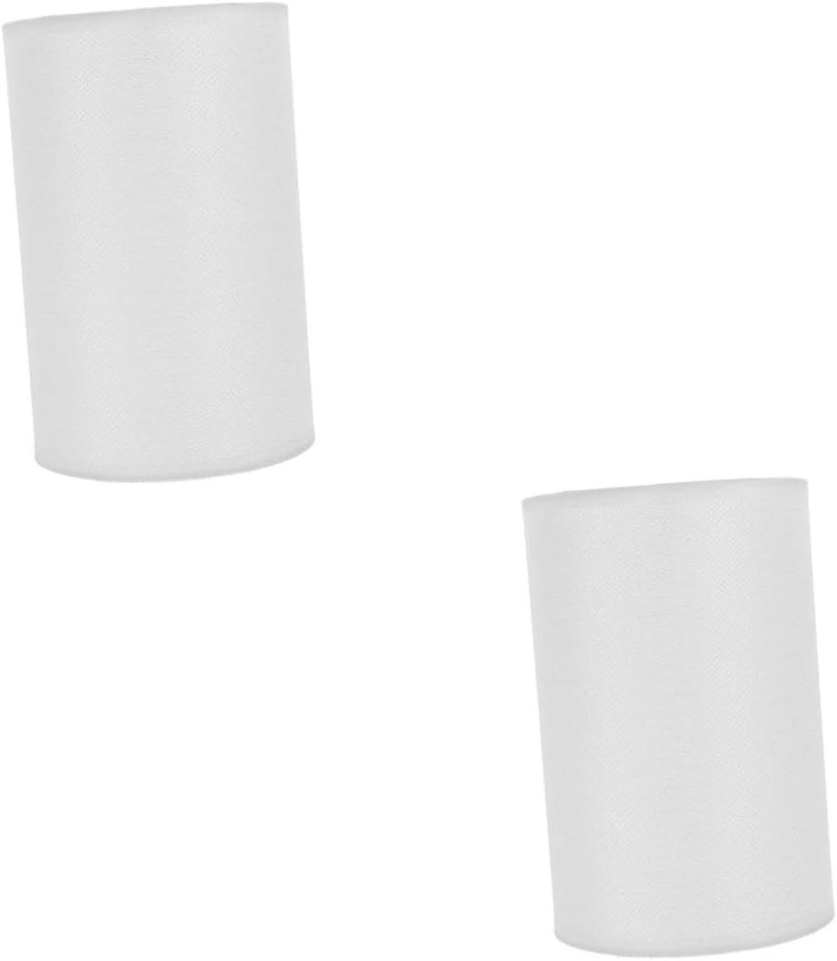 Mikikit 2pcs Simple Lampshade for Ceiling and Wall Lamps Modern Decorative Cover Easy Installation for Bedroom and Living Room Lighting Protects and Table and Ceiling Fixtures
