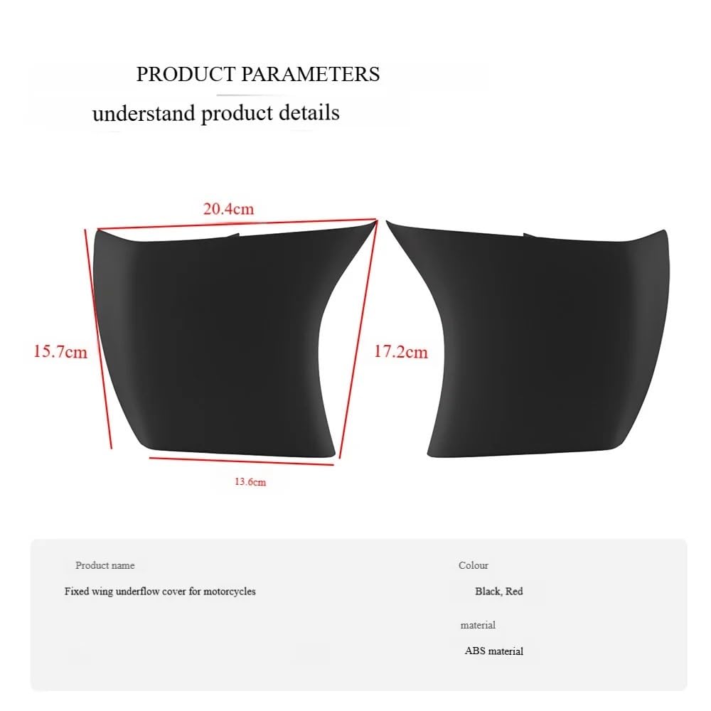 Pasuje do Ducati Panigale V2 V2S 959 2020-2023 panele boczne Fairing puszczania samolotów dolne skrzydło Spoiler Wingletów Motocyklowych