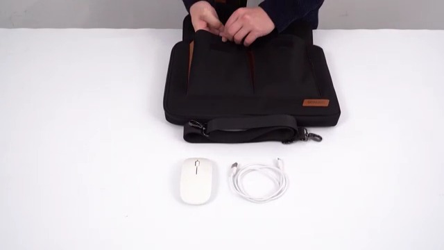 Borsa Per Laptop 17.3 Pollici Impermeabile - Custodia Con Tracolla, Compatibile Con Dell, Asus, MSI - Foto 10