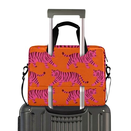 Maletín portátil para laptop 15.6 pulgadas rosa y naranja miniatura 4