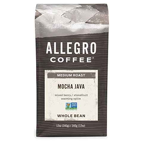 Allegro Coffee Mocha Java Whole Bean Coffee, 12 oz Cover