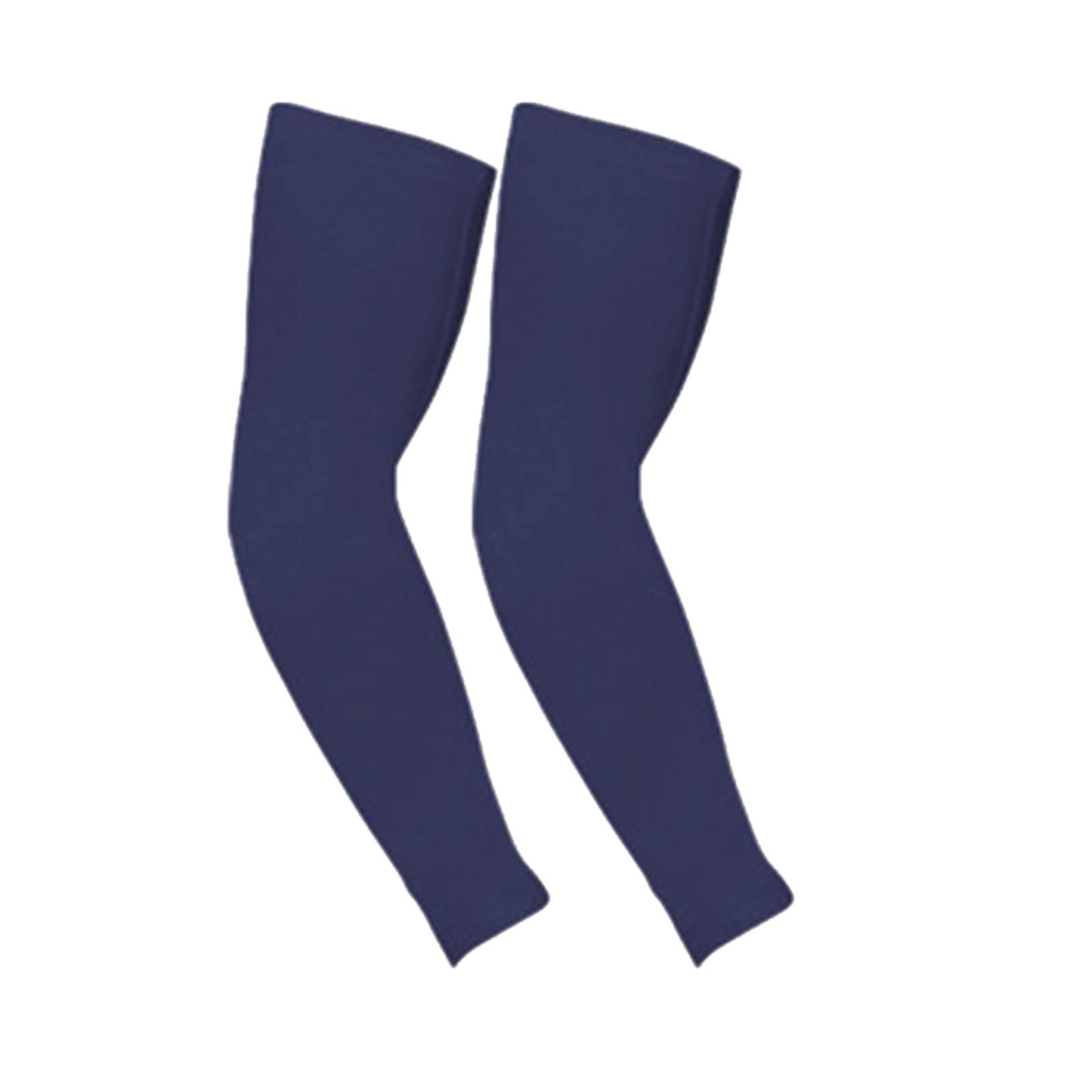 Compression Arm Sleeves, 2 Pcs Sport Cooling Athletic Sleeves ​for Women Men,UV Sun Protection Arm Sleeve for Cycling, Basketball, Football, Golf, Running