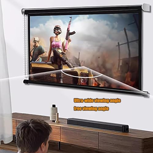 Pantalla Manual de Proyector 60" HD 16:9 para Cine en Casa miniatura 6