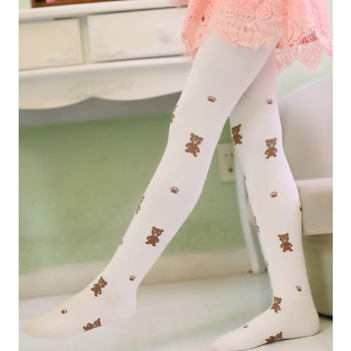 Happy Cherry Girls Cartoon Cotton Leggings Pants Tights Warm Stockings 2 Pack 7-10Y4
