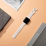 Sport Bands Compatible with Apple Watch 42mm 44mm 45mm 46mm 41mm 38mm 40mm for Women Men, Soft Silicone Strap for iWatch Wristband Series SE 10 9 8 7 6 5 4 3 2 1 - Image 2
