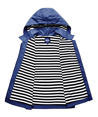 M2C Boys Girls Hooded Waterproof Rain Jacket Cotton Lined Windbreaker3