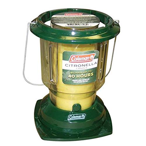 Coleman 70+ Hour Citronella Candle Outdoor Lantern - 6.7 oz, Green
