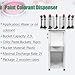 TECHTONGDA Paint Colorant Dispenser, 14 Canister Base Paint Tinting Machine, Double Pump, Double Gauge Lock, 2.3L Drum Capacity, Electric Stirring Color Mixing Machine for Water or Oil Colorant
