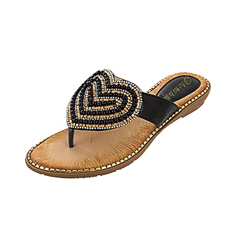 Sandales femmes chaussures plates confort et mules d'été réglables
