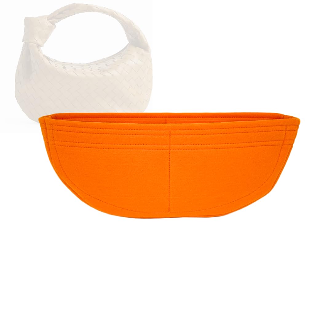 Zoomoni Bag Organizer for Bottega Veneta Teen Jodie - Premium Felt Purse Handbag Insert Liner Shaper (Handmade) Soft Structure Support (25 Color Options)