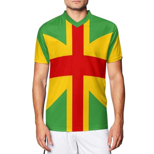 Camiseta de fútbol de Jamaica Inglaterra transpirable para hombre ropa de aficionados fútbol