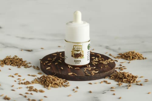 Image of Spice Drop Cumin Natural Extract For Food, Beverages, And Dessert |100% Natural | For Authentic Taste and Aromatic Flavor | Natural Herbs Extract | 5ml (180 drops equivalent to 100g Jeera Powder) | Non-GMO | Vegan | Keto And Paleo Friendly