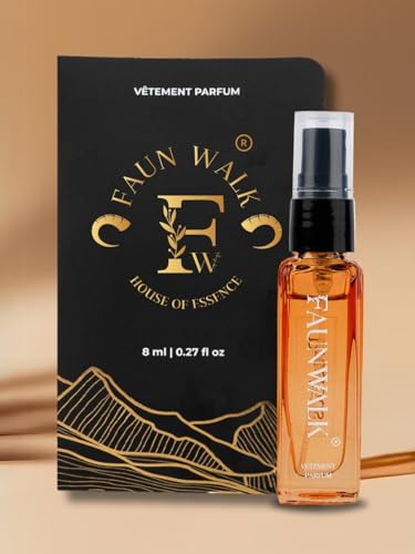 Image of FAUNWALK STOIC Perfume for Men 8ml - Long Lasting Oud Luxury Fragrance, Strong Masculine Scent Spray, Pocket Travel Perfume, Premium Attar Inspired Cologne for Men