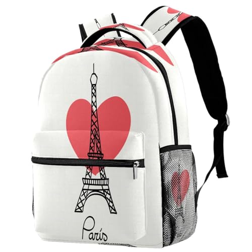 Sac de voyage décontracté Tour Eiffel idéal pour les sorties des ados