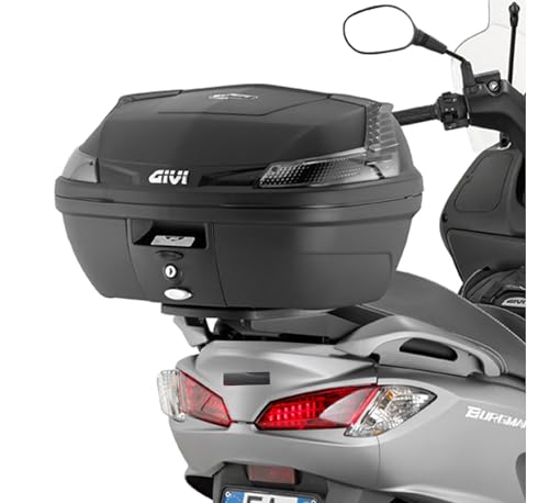 Baúl Givi E46NT2 Monolock Riviera 46L con soporte para Suzuki Burgman 125-200 (2006-2013) 2
