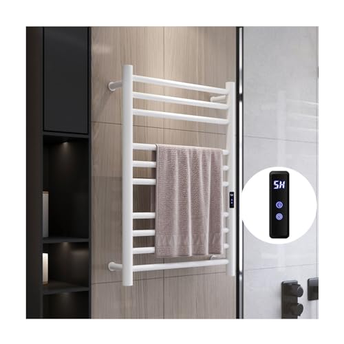 Chauffe-serviettes électrique contre l'humidité avec écran LCD - 2