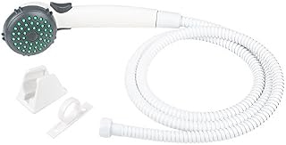 Dura Faucet DF-SA400K-WT RV Hand Held Shower Head and Hose Kit (White)