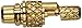 Pomona 73024 Brass Straight Crimp MMCX Plug, RG178/U Cable, 50 ohms Impedance (Pack of 5)