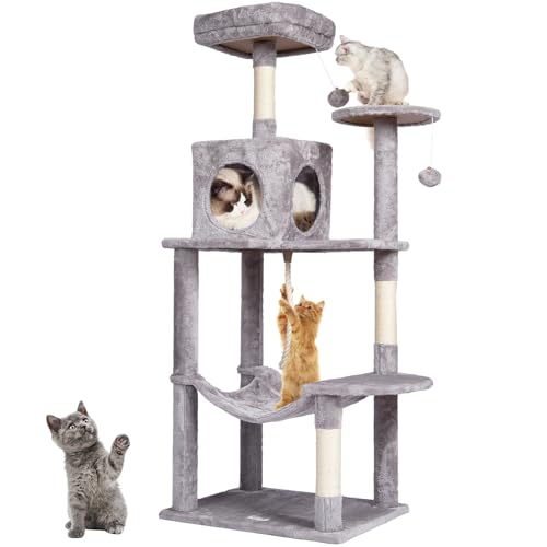 VEVOR Cat Tree for Indoor Cats, 56.2