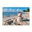 Sand Snowman on Beach