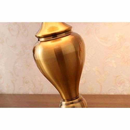 Lampe de bureau moderne GZZ épurée en cuivre brossé E27 pour l'éclairage de table chic d'un studio