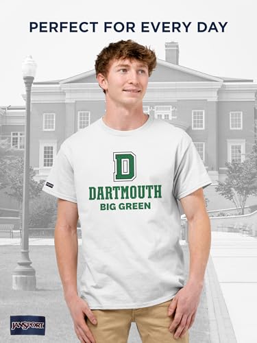 Image of JanSport NCAA Officially Licensed Campus Short Sleeve T Shirt for Men, Soft & Breathable Pre-Shrunk Cotton Crewneck T Shirt