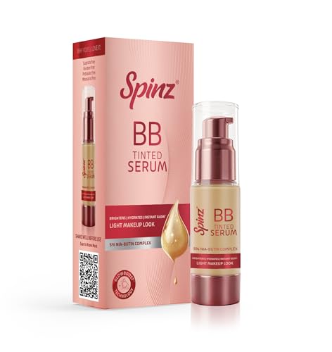 Spinz BB Tinted Serum with 5% Nia-Butin Complex | Instantly Brigh...