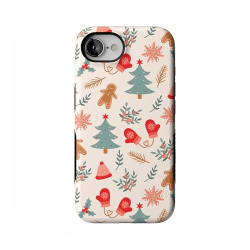 Casely iPhone 16e Case | Sugar and Spice | Holiday Cookie | Bold Protective Design | MagSafe Compatible Design