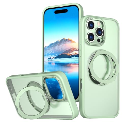 Coque iPhone 16 Pro antichoc militaire avec support magnétique rotatif 360