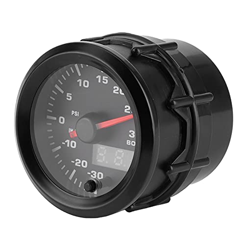 Medidor de impulso turbo universal de 12V con indicador de presión de vacío para coche tuning