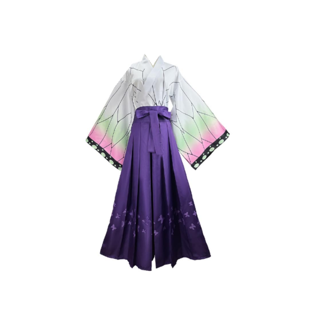 COSDREAMER Conjunto de kimono para mujer Geisha Yukata japonesa con volantes y pantalones